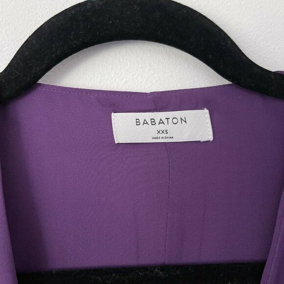 Aritzia Babaton Wallace Wrap Mini Dress XXS Flowy - Picture 6 of 12